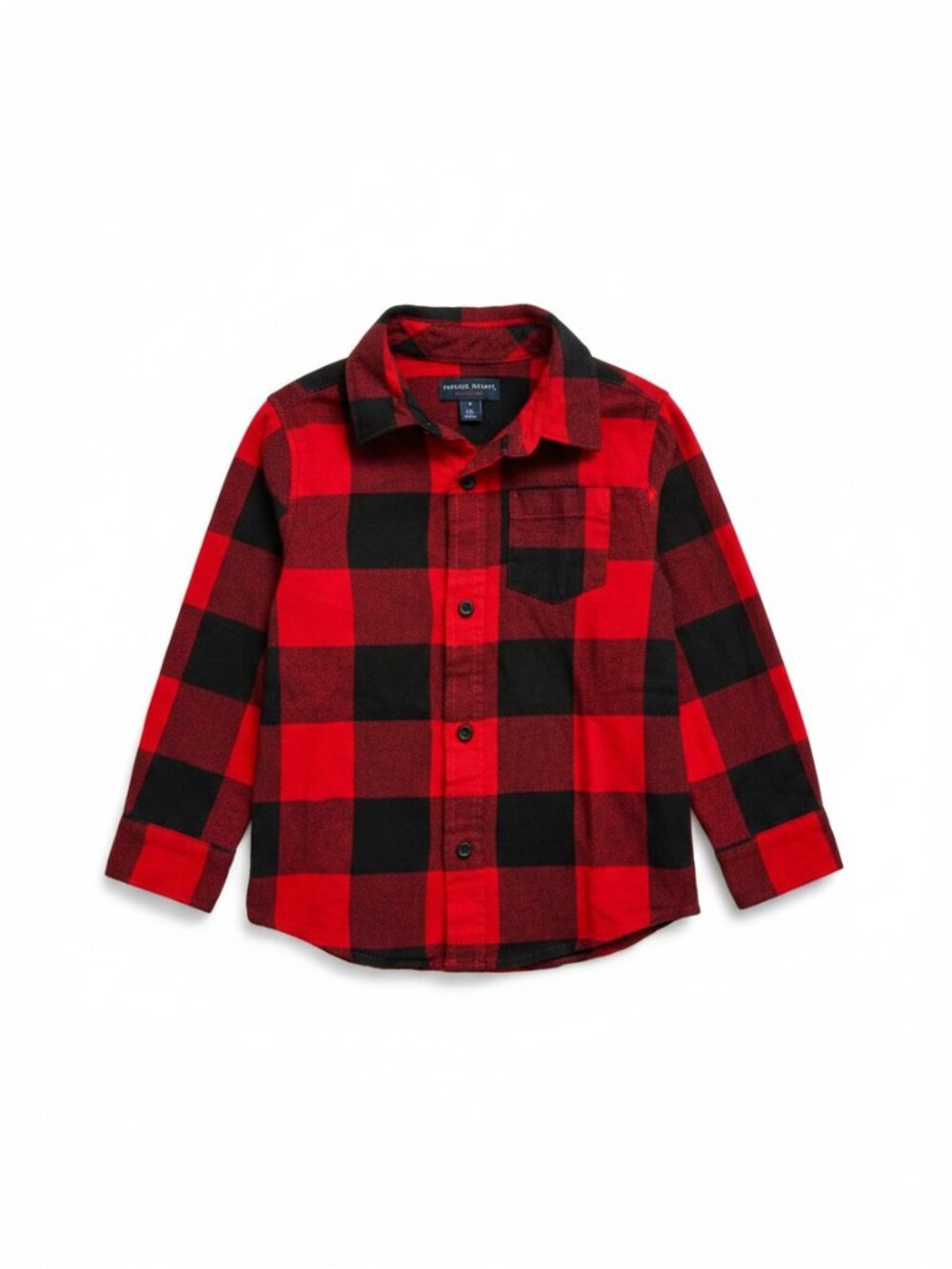5 for $25 ✨ French Toast Red Buffalo Plaid Button Down Flannel